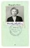 Passport Photo of Martha Alwine (Reichelt) Wilkens