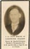 Funeral Memorial Card of Ildephonse Charest